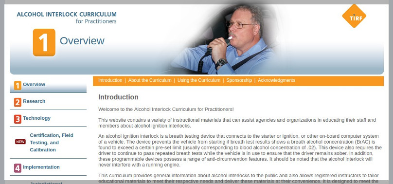 Alcohol Interlock Curriculum for Practitioners Technical Assistance ...