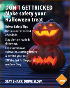 Don't get tricked children safety Halloween ad 3